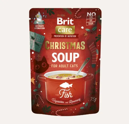 Brit Care Christmas Fish Soup для котів різдвяний суп з рибою 75г
