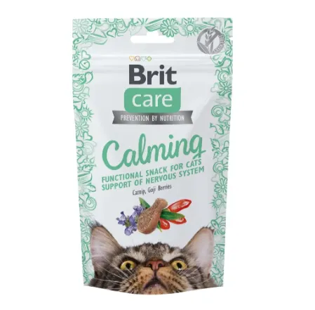 Ласощі Brit Care Snack Calming з куркою для котів 50г 111901