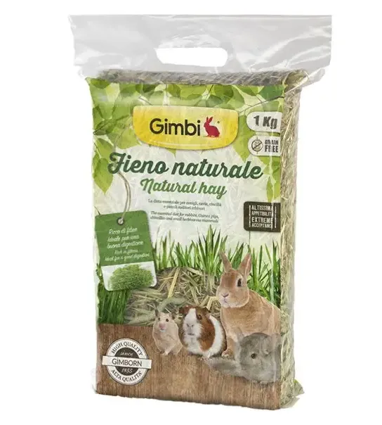 Сіно GimBi для гризунів 1кг 205069