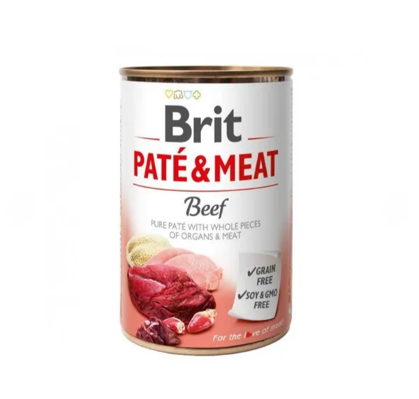 Brit Pate & Meat Dog 400g яловичина