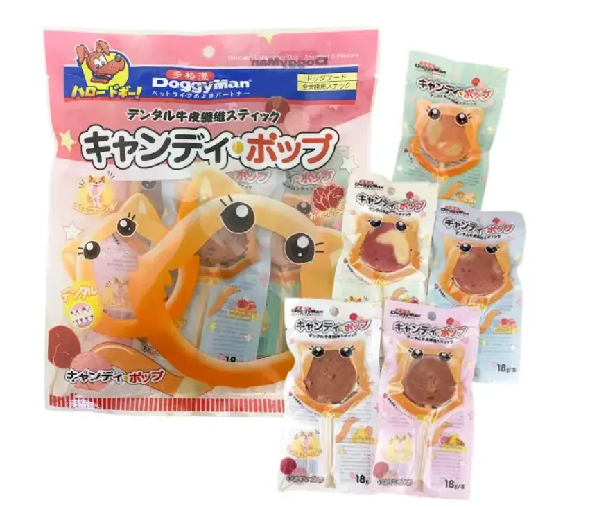Ласощі для собак Doggy Man Delicious Lollipop Чупа-чупс в асортименті 18г Z0186