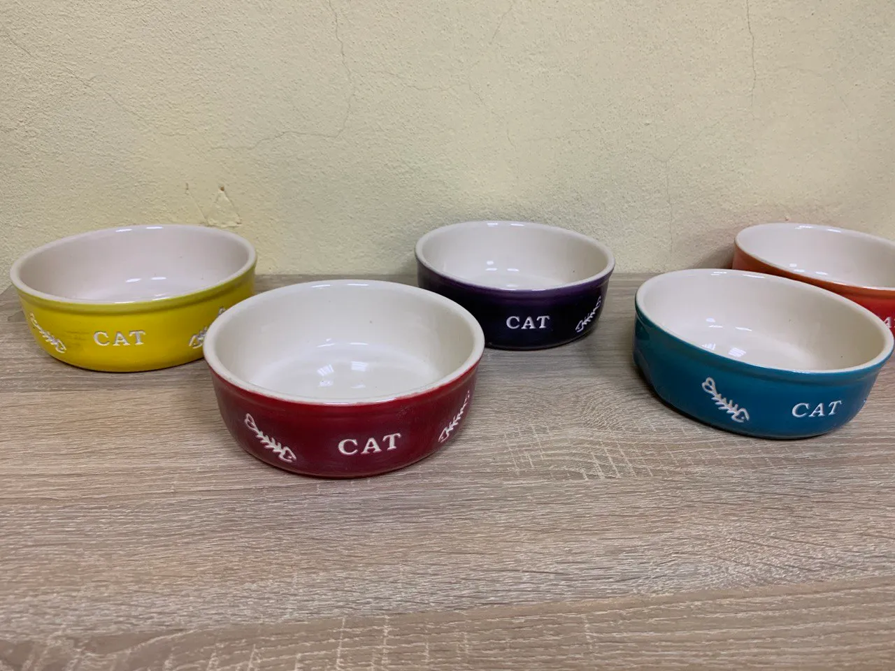 Н 82376 Миска керам. д/кота CAT Gradient 250мл в кольорах